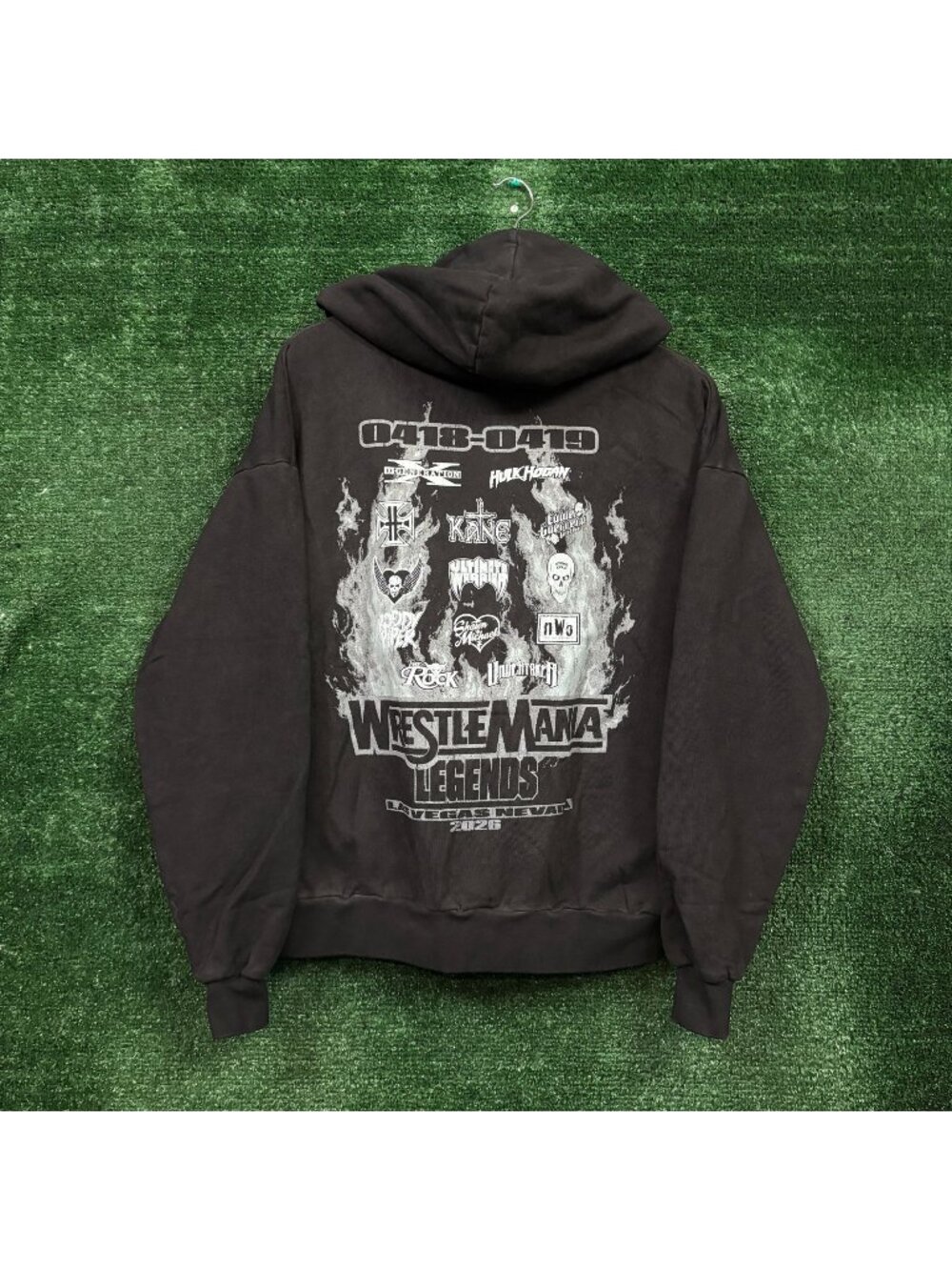 WWE x The Weeknd XO Zip-Up Oversized Hoodie Size Small
